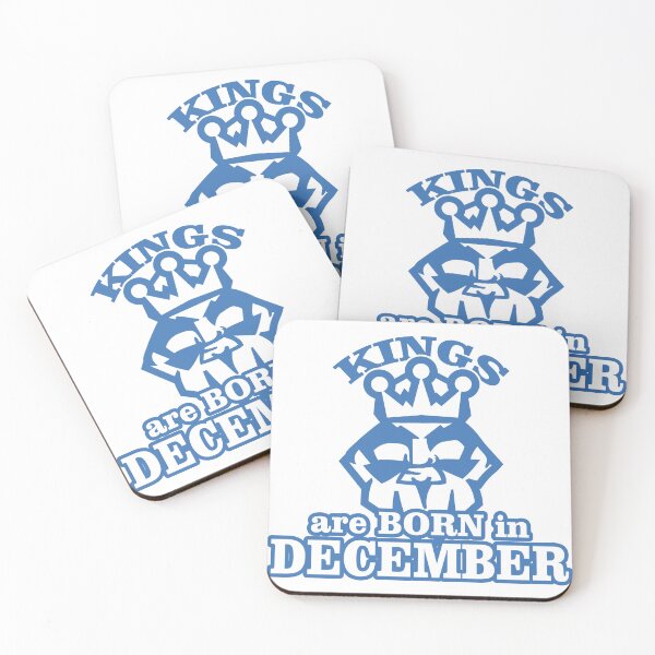 Item preview, Kings Are Born in December – Birthday Crown Typography Design designed and sold by TipTop GFX.