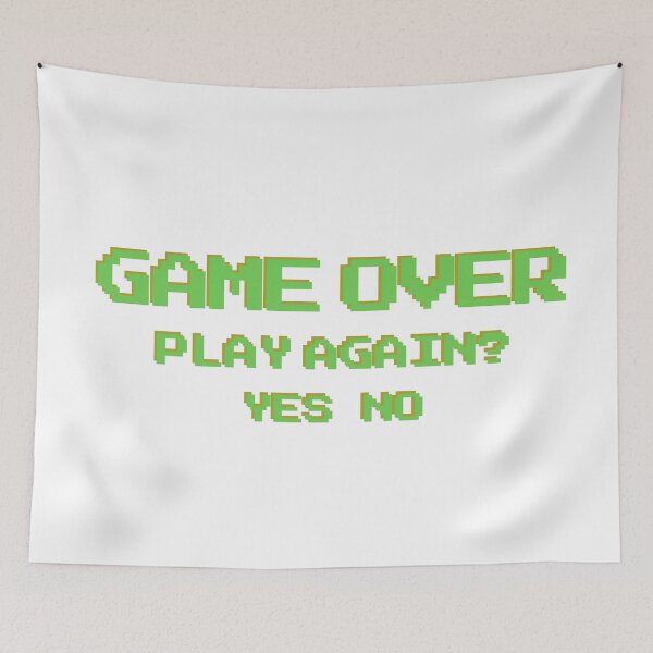 Item preview, Game over, Old School Gaming. designed and sold by Crafted.ink.