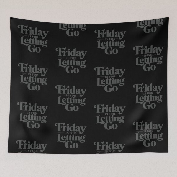 Item preview, Friday Is For Letting Go | Christian Prayer Quote designed and sold by Zuriel Hargrove.