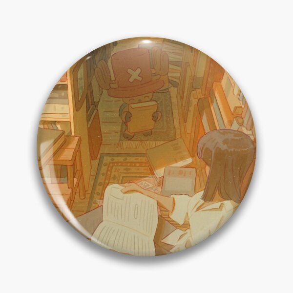 Item preview, Chopper and Robin's Library Retreat - One Piece Cozy Art designed and sold by DontStealWaifu.
