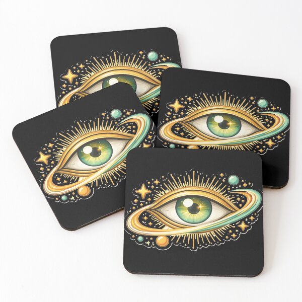 Item preview, Retro Cosmic Eye – Mid Century Atomic Starburst Art designed and sold by Galskap.