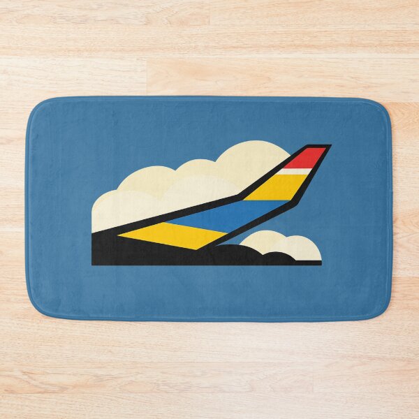 Item preview, Bauhaus Windowless Wing Cutout – Minimal Airplane Travel Icon designed and sold by Planthem.