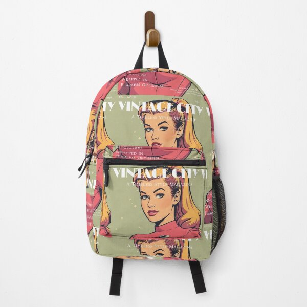 Item preview, Vintage Pink Sci-Fi Astronaut Woman designed and sold by Vintage City.