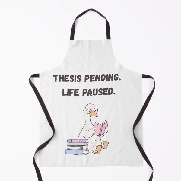 Item preview, Thesis Pending. Life Paused. | Academic Burnout Quote designed and sold by NCODesigns.