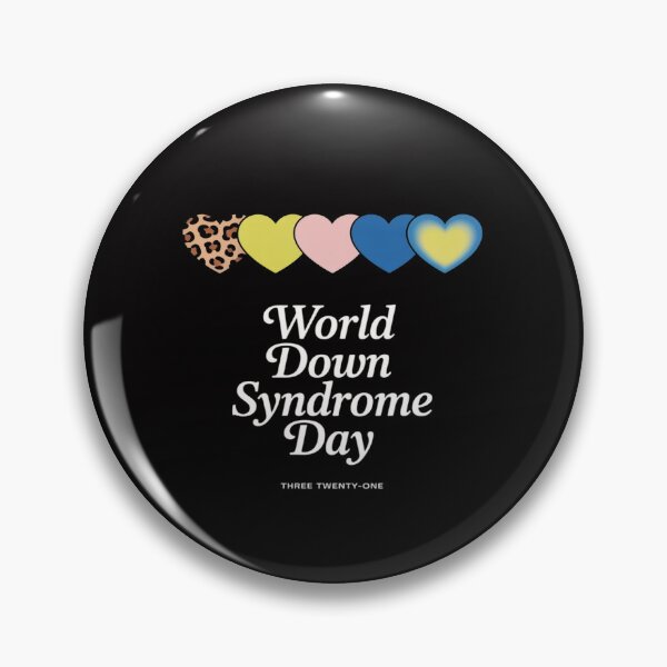 Item preview, World Down Syndrome Day Yellow & Blue Arrow Leopard Hearts designed and sold by tlallimicrichi.