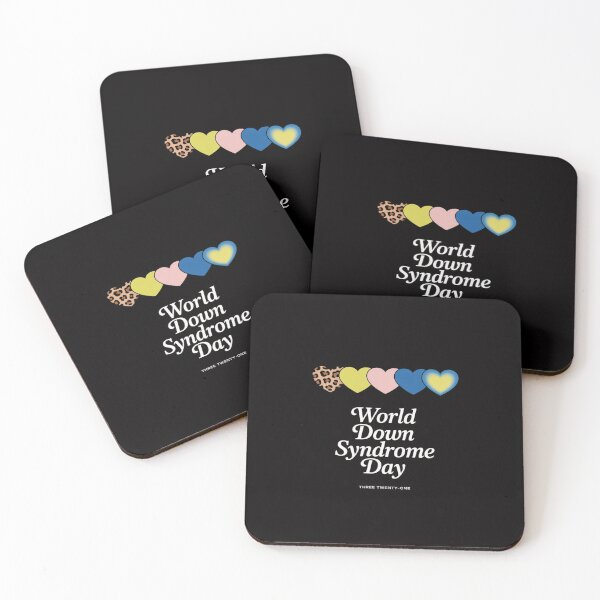 Item preview, World Down Syndrome Day Yellow & Blue Arrow Leopard Hearts designed and sold by tlallimicrichi.