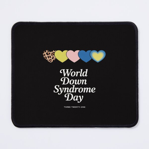 Item preview, World Down Syndrome Day Yellow & Blue Arrow Leopard Hearts designed and sold by tlallimicrichi.