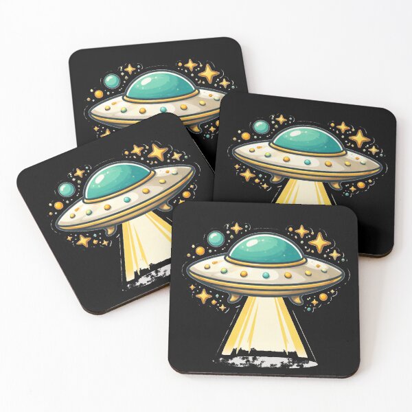 Item preview, Retro UFO Beam – Mid Century Atomic Space Art designed and sold by Galskap.
