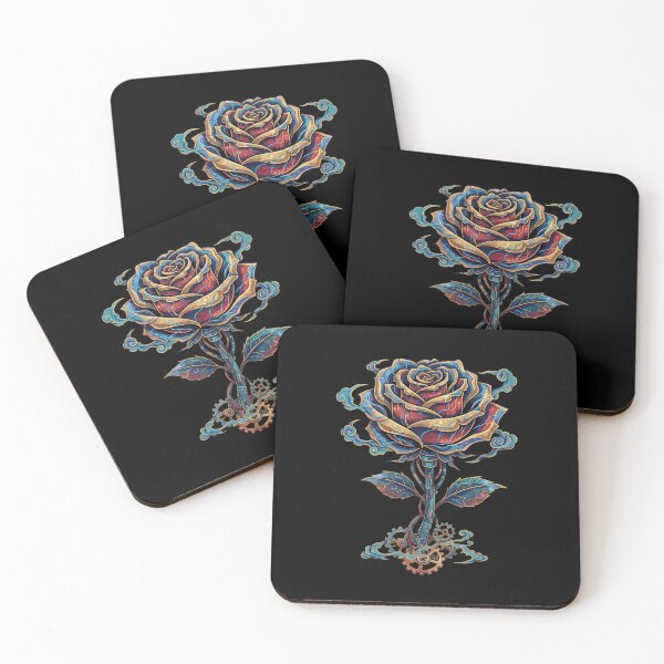 Item preview, Cybernetic Rose Bio-Mechanical Art designed and sold by HoruxDesign.