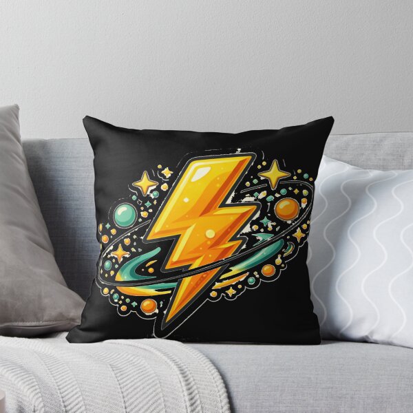 Item preview, Atomic Lightning Bolt – Mid Century Cosmic Energy Art designed and sold by Galskap.