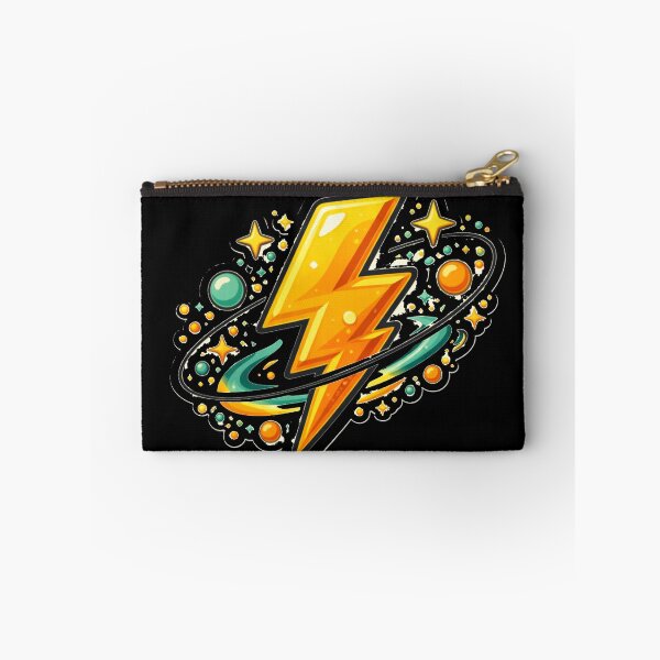 Item preview, Atomic Lightning Bolt – Mid Century Cosmic Energy Art designed and sold by Galskap.