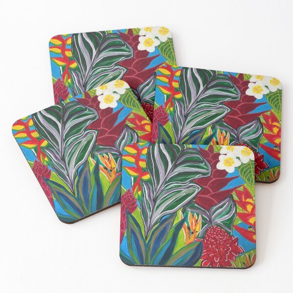 Item preview, Tropical flowers designed and sold by TGWKNKY.