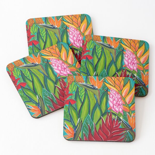 Item preview, Tropical flowers designed and sold by TGWKNKY.