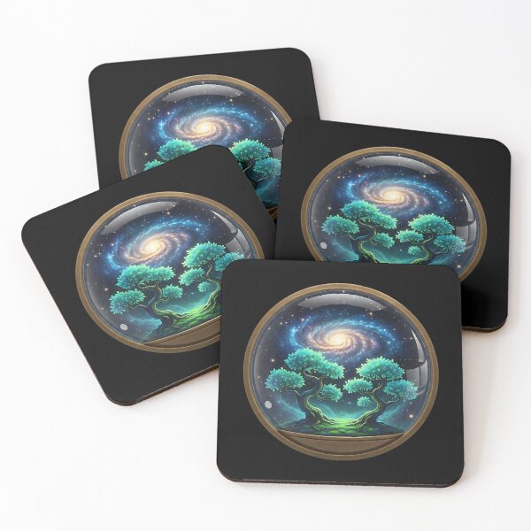 Item preview, Galaxy Terrarium Cosmic Badge designed and sold by HoruxDesign.
