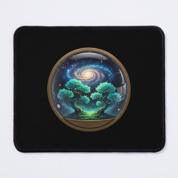 Item preview, Galaxy Terrarium Cosmic Badge designed and sold by HoruxDesign.