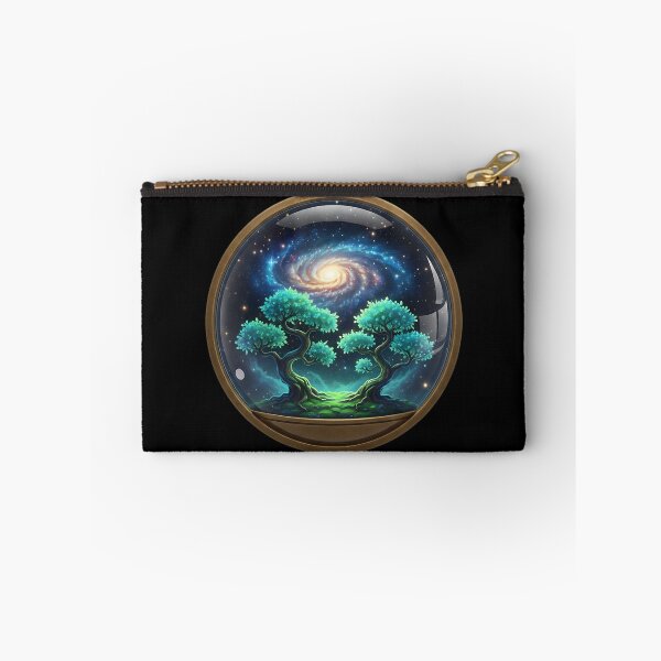 Item preview, Galaxy Terrarium Cosmic Badge designed and sold by HoruxDesign.