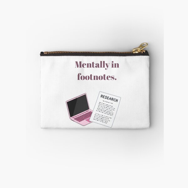 Item preview, Mentally in Footnotes | Academic Humor designed and sold by NCODesigns.