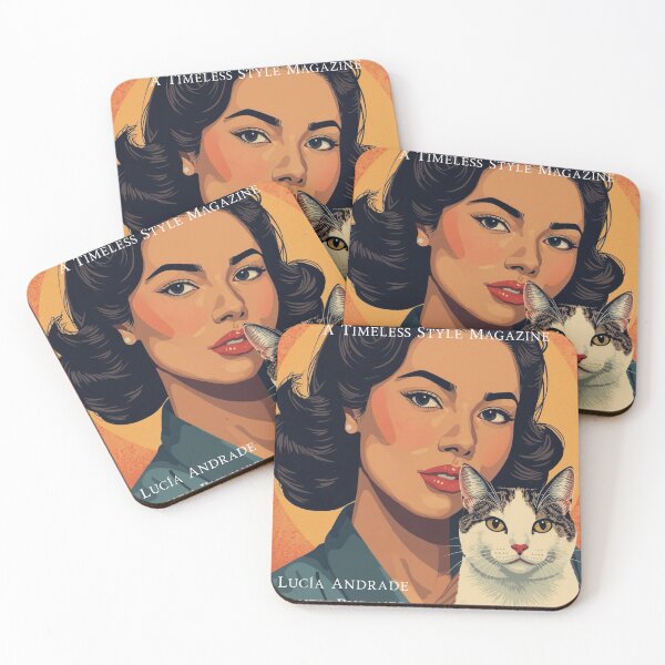Item preview, Vintage Elegant Lady Magazine Cover designed and sold by Vintage City.
