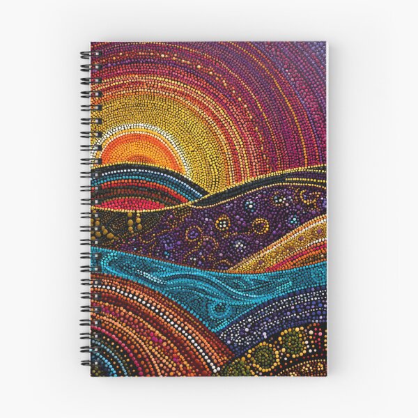 Item preview, Aboriginal Inspired Dot Art - Virgin Sunrise designed and sold by GrinGalore.