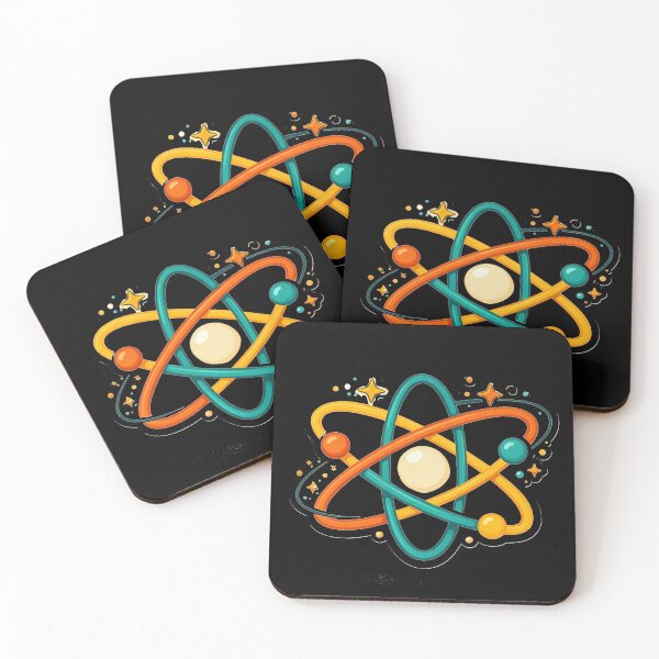Item preview, Atomic Orbit Symbol – Mid Century Modern Space Art designed and sold by Galskap.