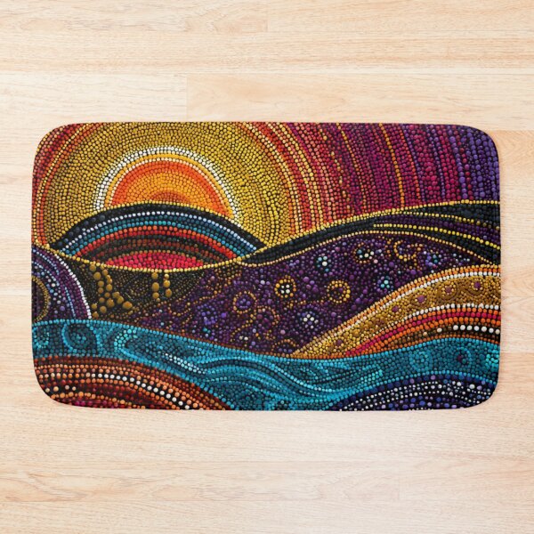 Item preview, Aboriginal Inspired Dot Art - Virgin Sunrise designed and sold by GrinGalore.