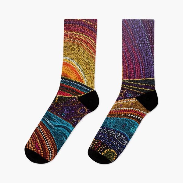 Item preview, Aboriginal Inspired Dot Art - Virgin Sunrise designed and sold by GrinGalore.