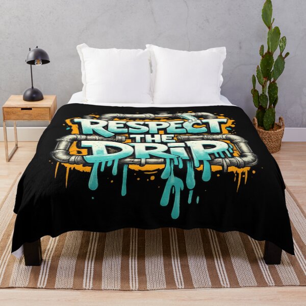 Item preview, Respect the Drip – Plumber Graffiti Street Art Humor designed and sold by SidTastic .
