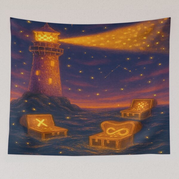 Item preview, The Lighthouse of Lost Treasures designed and sold by Ecosetereos.