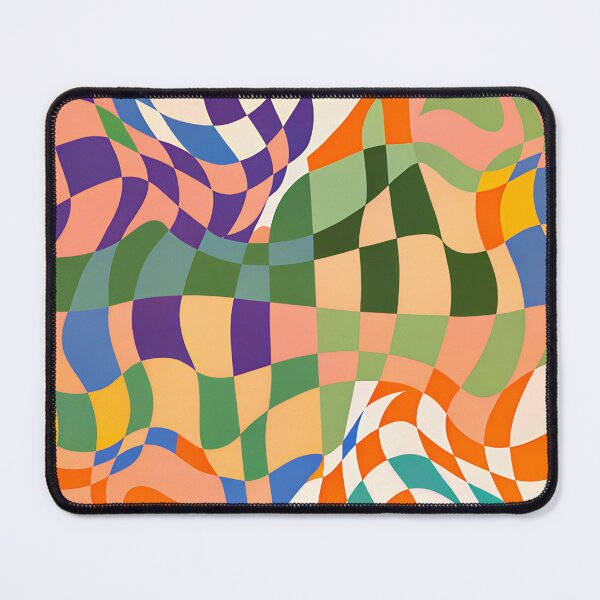 Artikelvorschau, Bauhaus Abstract Wavy Checkerboard entworfen und verkauft von Timegraf.