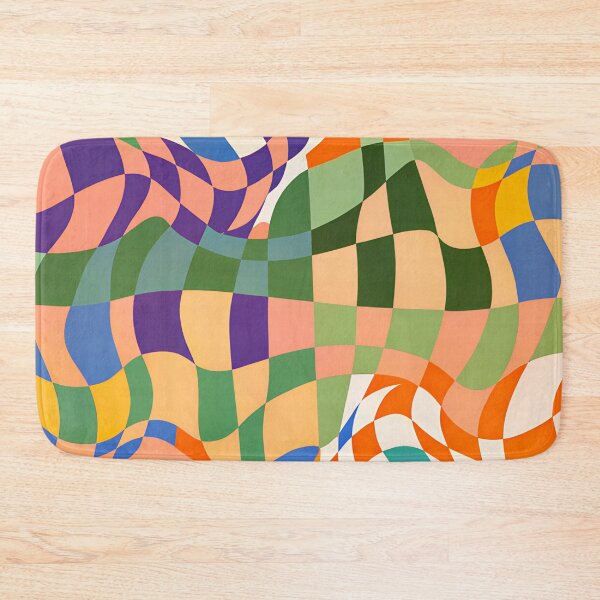 Artikelvorschau, Bauhaus Abstract Wavy Checkerboard entworfen und verkauft von Timegraf.
