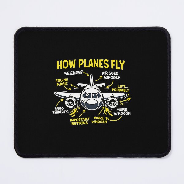 Item preview, Funny Aviation Anatomy How Planes Fly Pilot Humor T-Shirt designed and sold by w66aboo.
