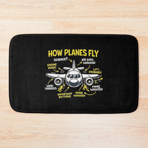 Item preview, Funny Aviation Anatomy How Planes Fly Pilot Humor T-Shirt designed and sold by w66aboo.