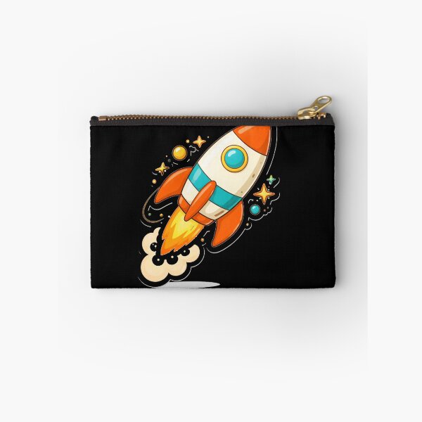 Item preview, Retro Rocket Launch – Mid Century Atomic Space Art designed and sold by Galskap.