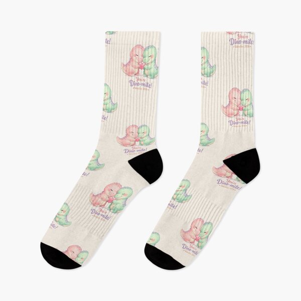 Item preview, You’re Dino-mite Valentine 2026 Cute Dinosaur Couple Watercolor Love Design designed and sold by FUIRY .