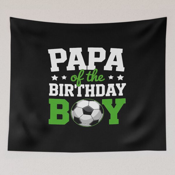 Item preview, Mens Papa Of The Birthday Boy Soccer Family Baller B-day Party designed and sold by duolastgend.