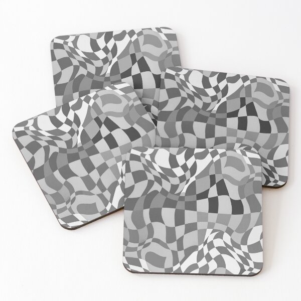 Artikelvorschau, Bauhaus Abstract Wavy Checkerboard entworfen und verkauft von Timegraf.