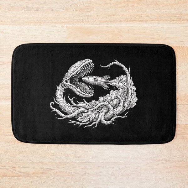 Item preview, Space Venus Flytrap Woodcut designed and sold by HoruxDesign.