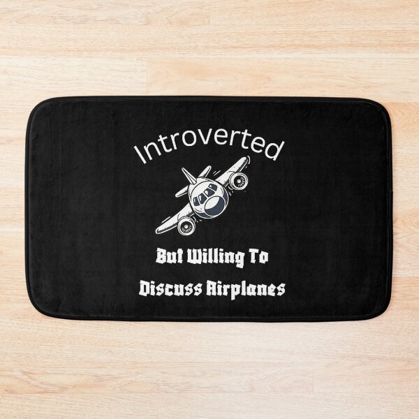 Item preview, Funny-Introverted But Willing To Discuss Airplanes designed and sold by w66aboo.