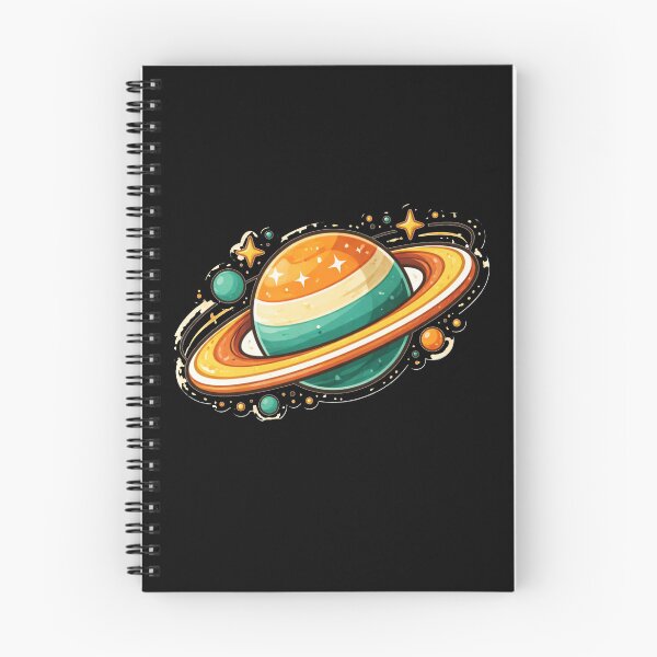 Item preview, Retro Ringed Planet – Mid Century Atomic Space Art designed and sold by Galskap.