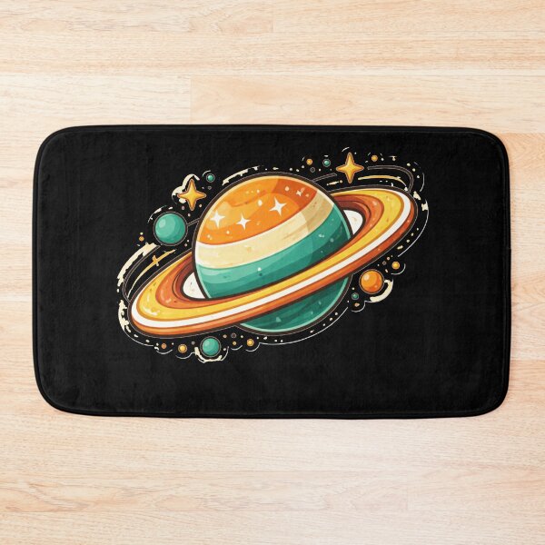 Item preview, Retro Ringed Planet – Mid Century Atomic Space Art designed and sold by Galskap.