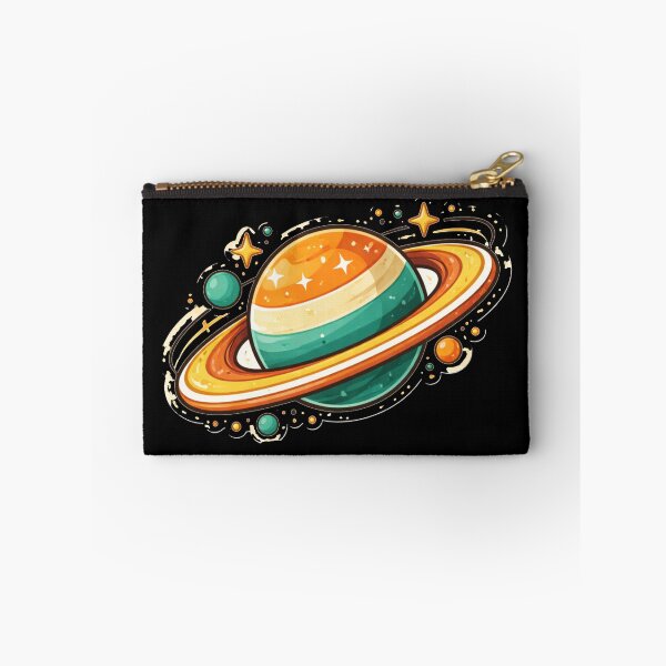 Item preview, Retro Ringed Planet – Mid Century Atomic Space Art designed and sold by Galskap.