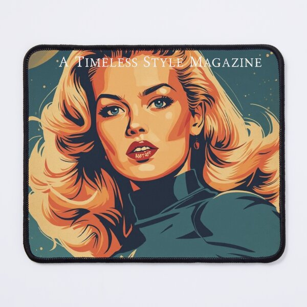 Item preview, Vintage Female Blue Superhero Star designed and sold by Vintage City.