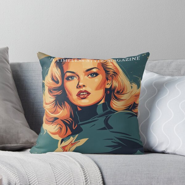 Item preview, Vintage Female Blue Superhero Star designed and sold by Vintage City.