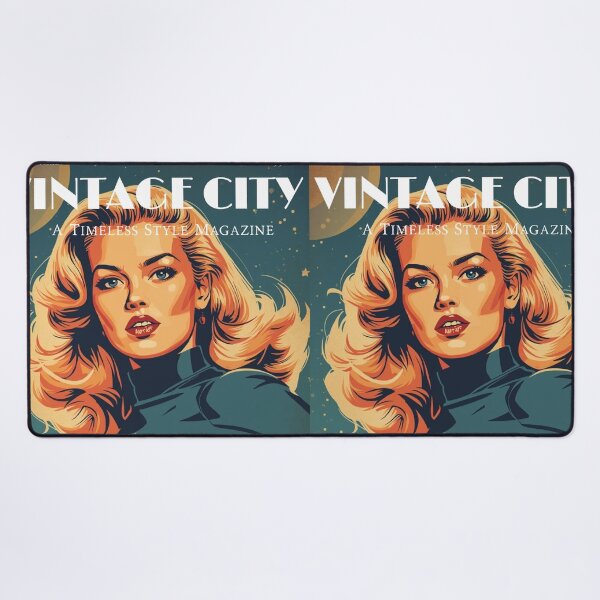 Item preview, Vintage Female Blue Superhero Star designed and sold by Vintage City.