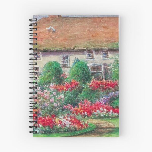 Item preview, Old Mill House Gardens with Roses and Begonias designed and sold by tomorrowsart.