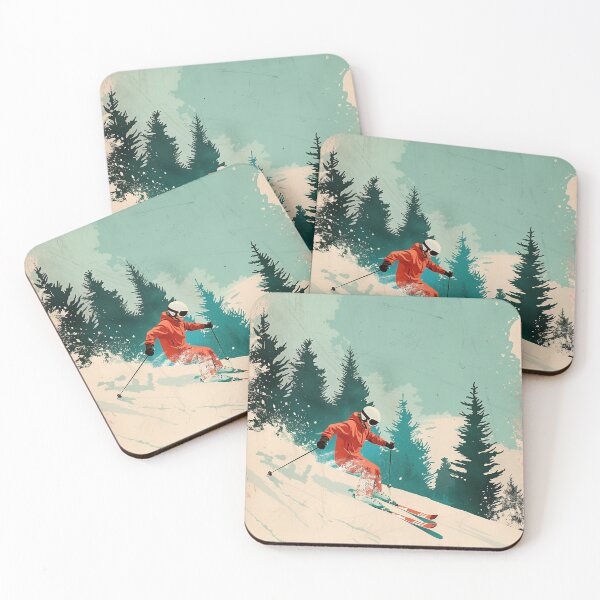 Item preview, Vintage Alpine Skier designed and sold by paulosully.