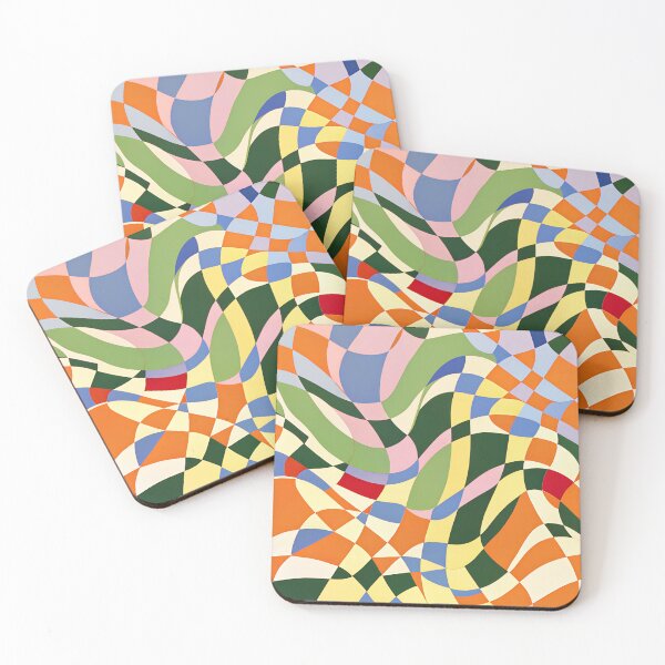 Artikelvorschau, Bauhaus Abstract Wavy Checkerboard entworfen und verkauft von Timegraf.