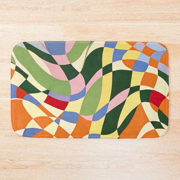 Artikelvorschau, Bauhaus Abstract Wavy Checkerboard entworfen und verkauft von Timegraf.