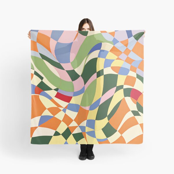 Artikelvorschau, Bauhaus Abstract Wavy Checkerboard entworfen und verkauft von Timegraf.
