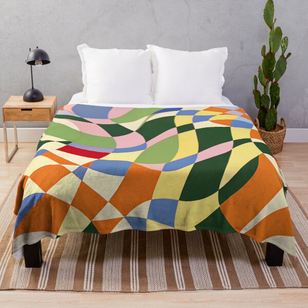 Item preview, Bauhaus Abstract Wavy Checkerboard designed and sold by Timegraf.
